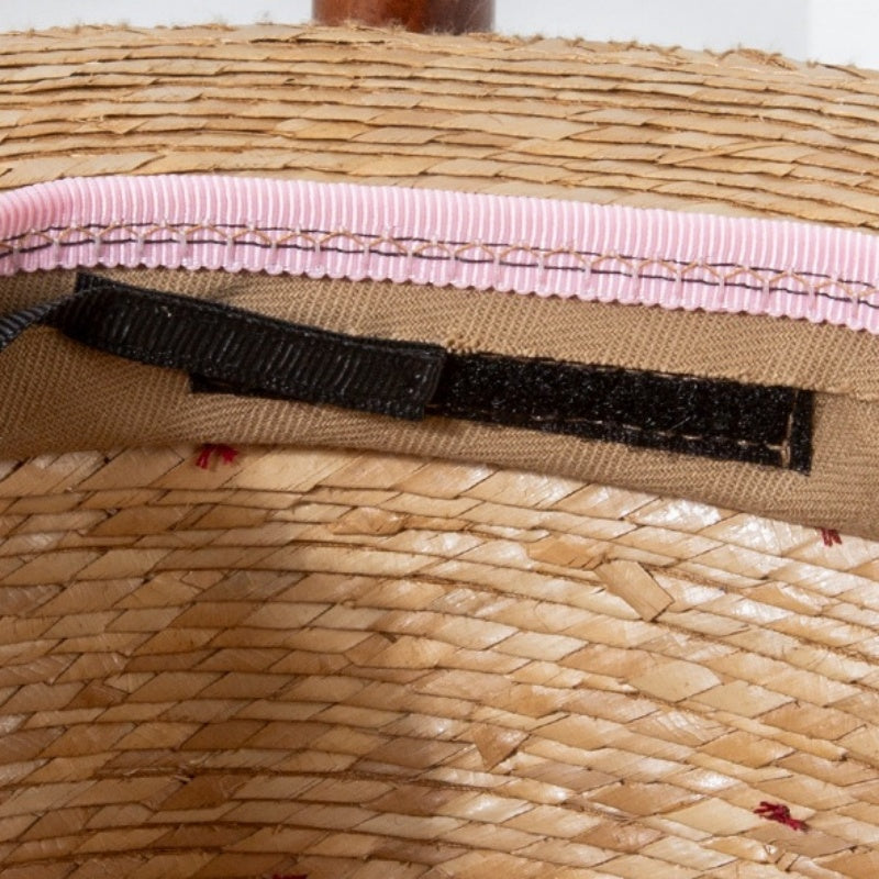 Bowler Hat Sun Hat with Red bow