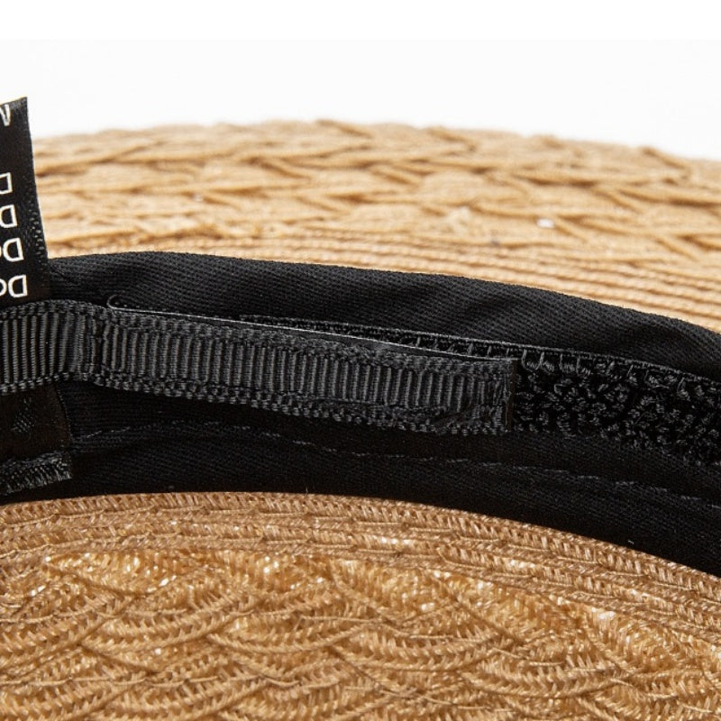 Sun Hat Straw Hat with Beads