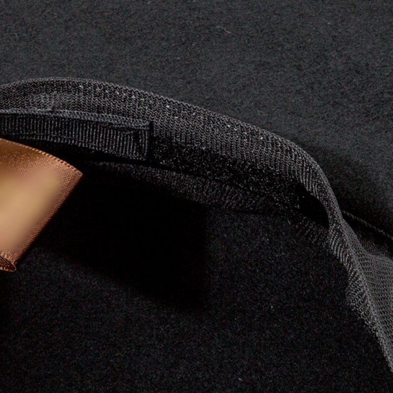 Felt Top Hat with Embroidered Webbing