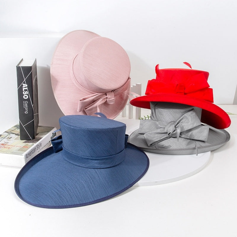 Exaggerated Top Hat with Big Bow