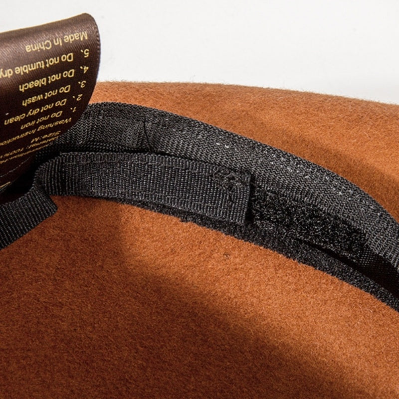 Felt Rolled Edge Top Hat with Felt Bow