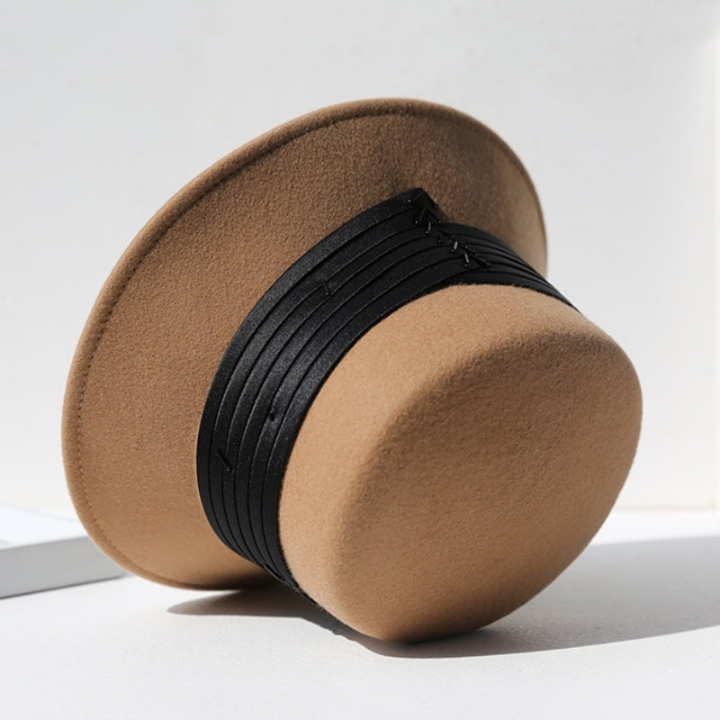 Felt Bucket Hats with Ribbon