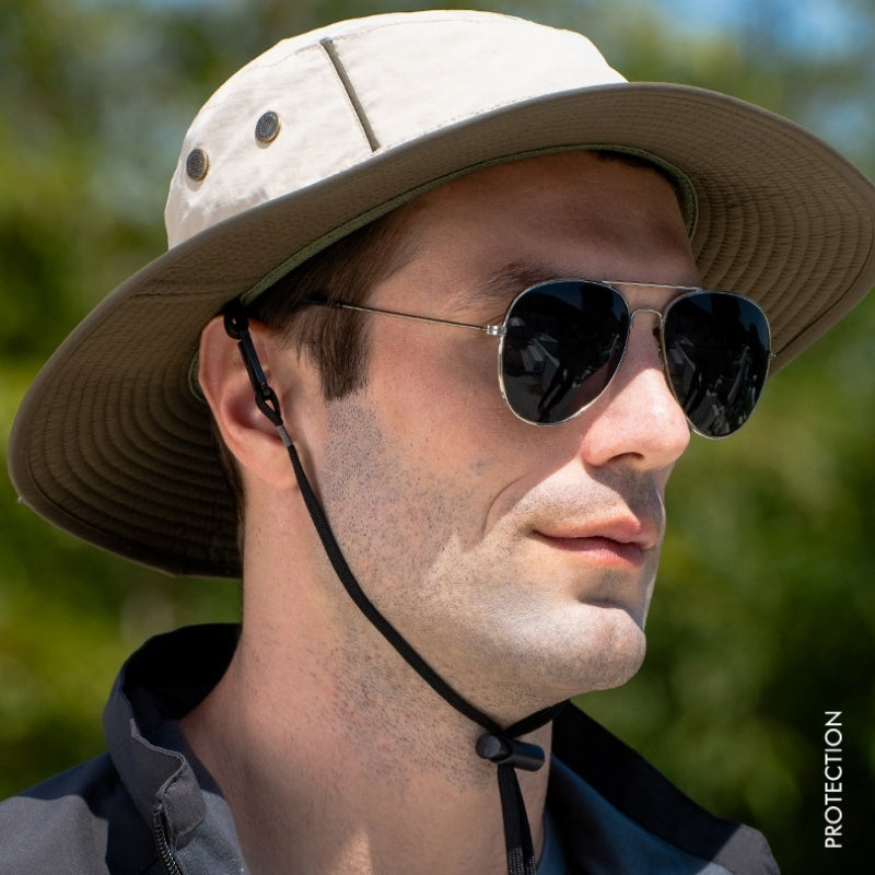 Two-color Splicing Sun Hat Bucket Hat