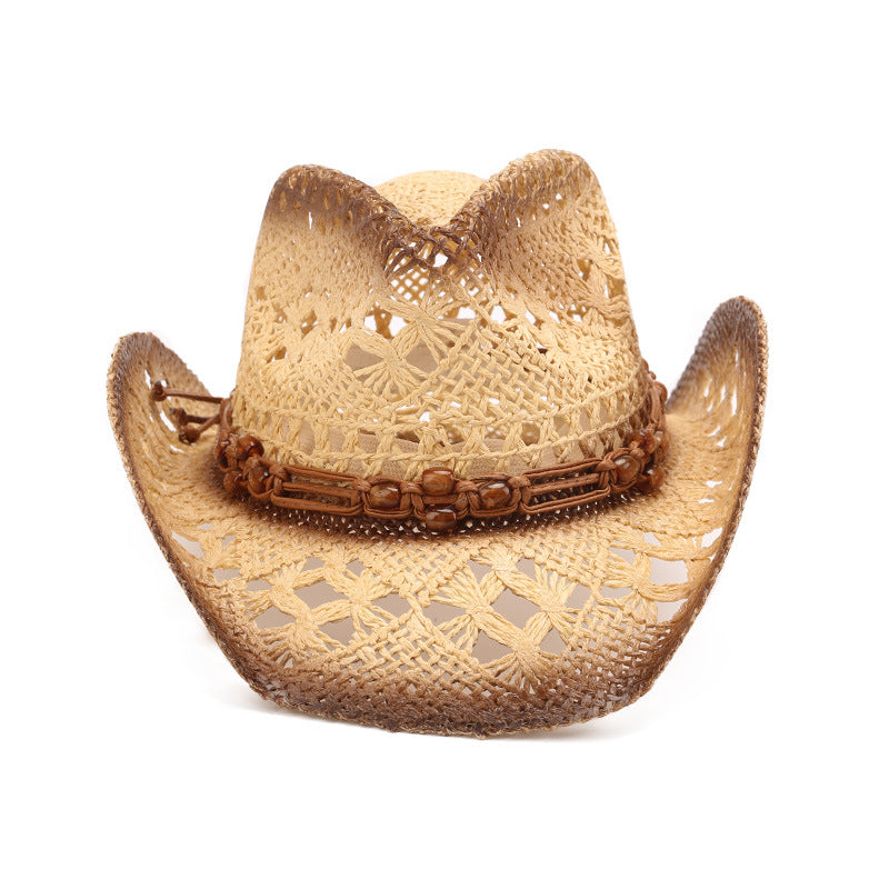 Cowboy Hollowed-out Straw Hat
