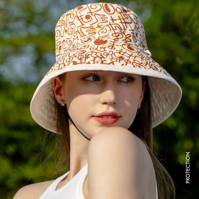 Double-Sided Printed Sun Hat Bucket Hat