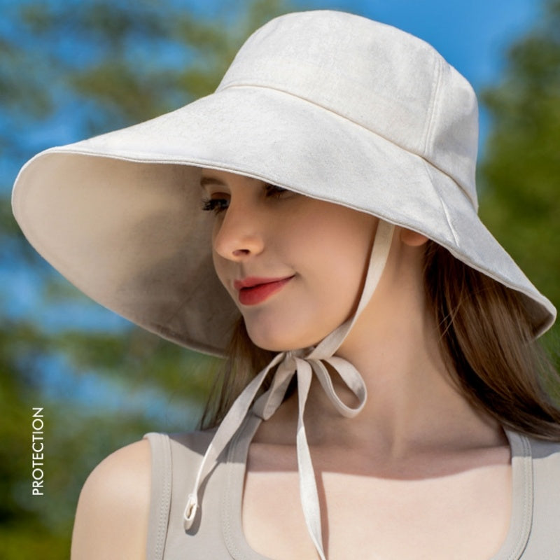 Flax Sun Hat Bucket Hat