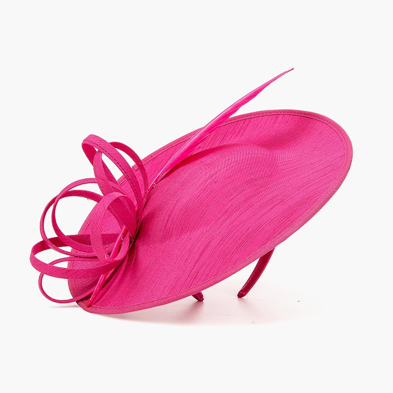 Alice Band with Flower and Feather Decorations
