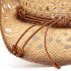 Cowboy Hollowed-out Straw Hat