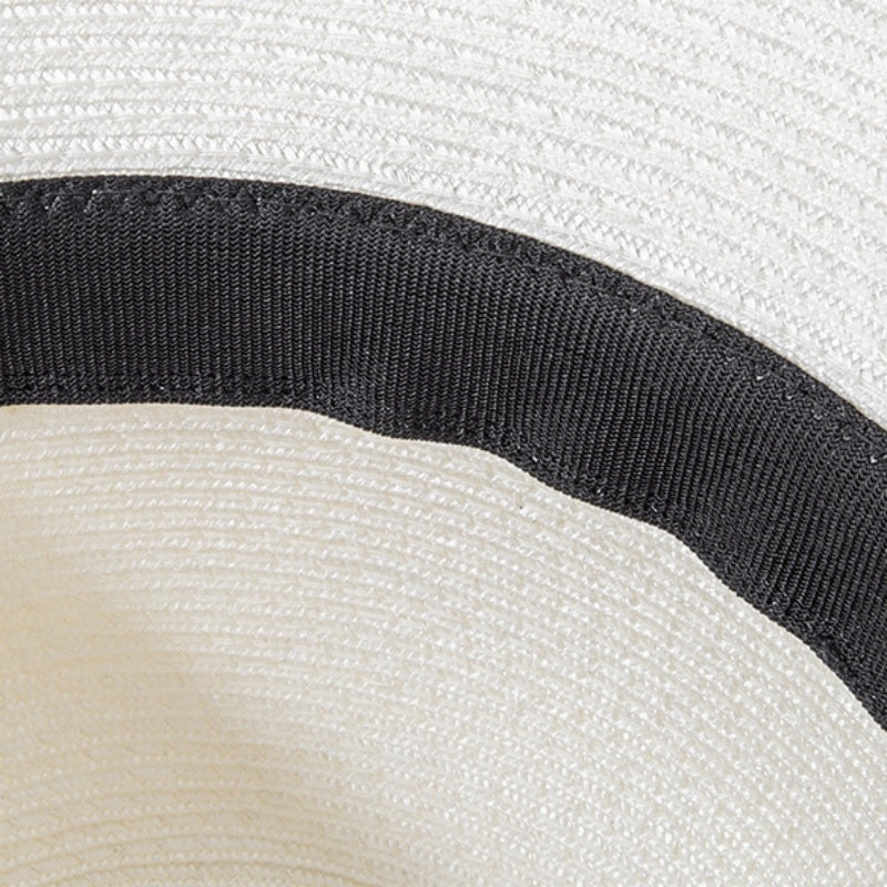Bowler Hat Sun Hat with Colored Braided Rope