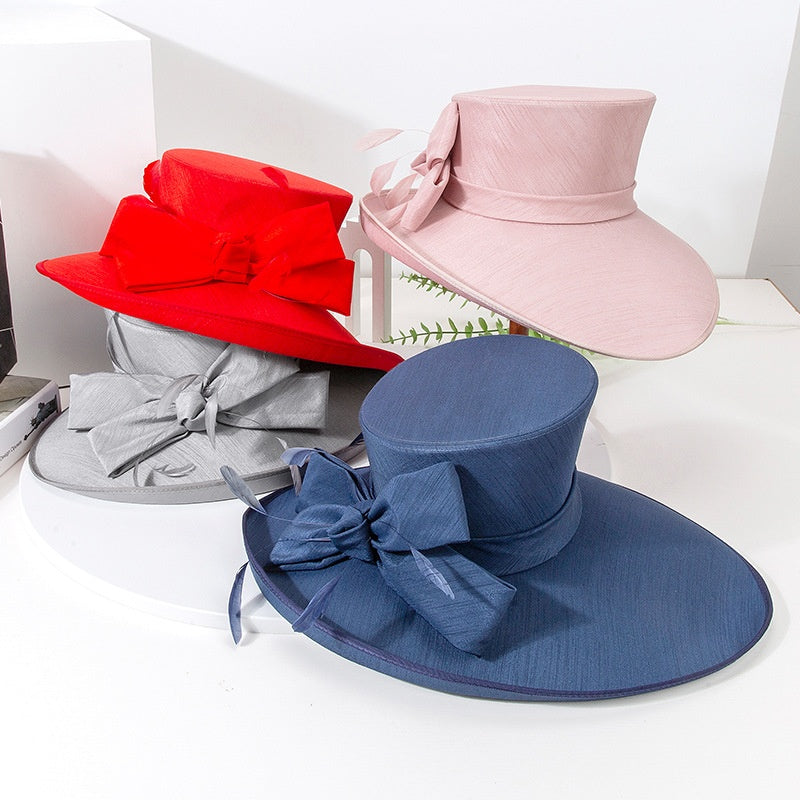 Exaggerated Top Hat with Big Bow