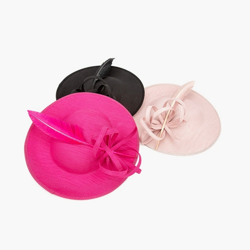 Alice Band with Flower and Feather Decorations