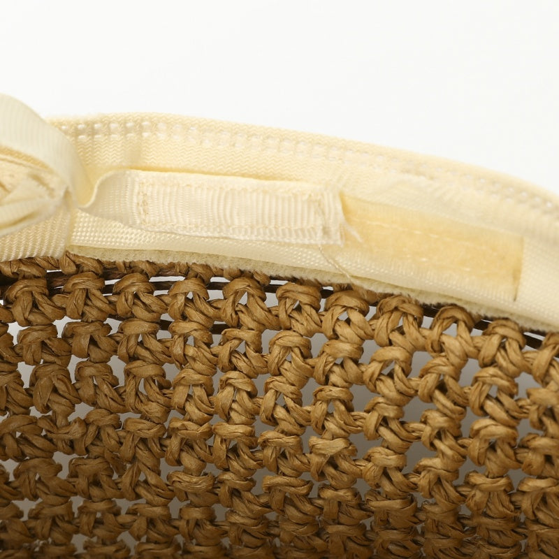 Straw Cowboy Hat with Beaded Decoration