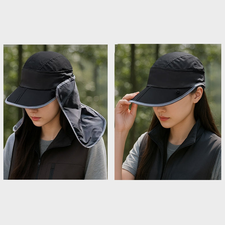 Neck Protection Detachable Sun Hat