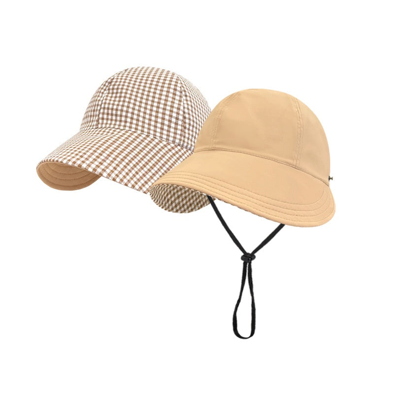 Plaid Sun Hat