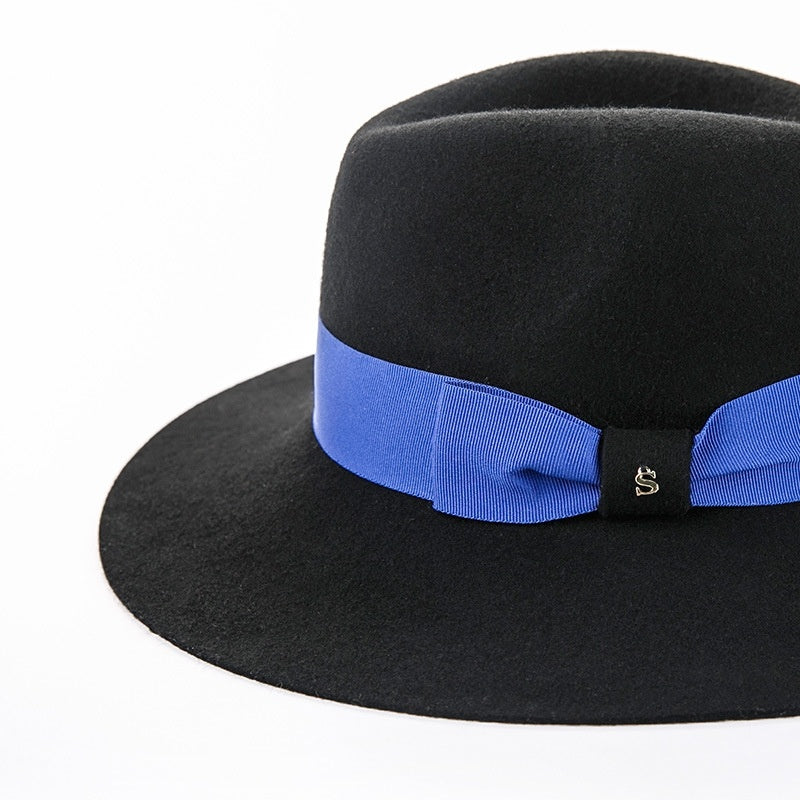 Felt Top Hat with Blue Webbing
