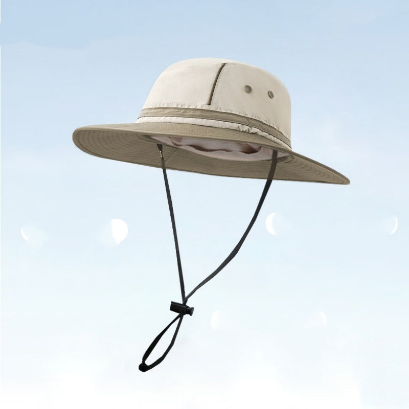 Two-color Splicing Sun Hat Bucket Hat