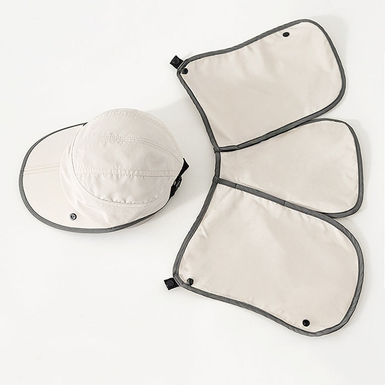 Neck Protection Detachable Sun Hat