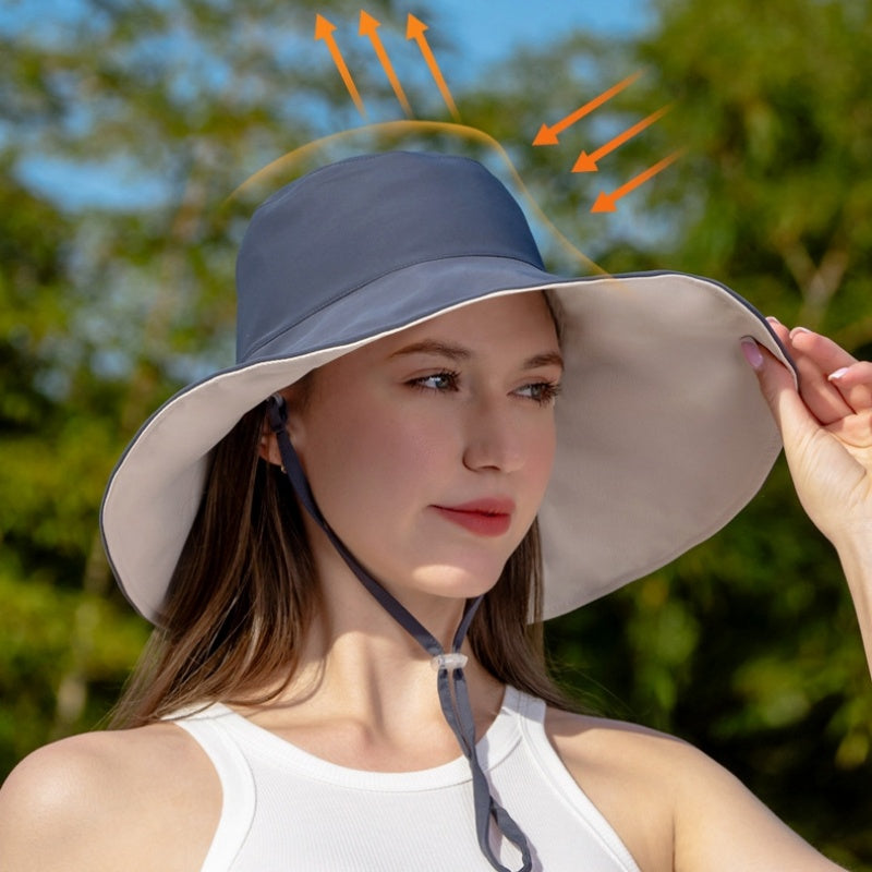 Double-Sided Sun Hat Bucket Hat