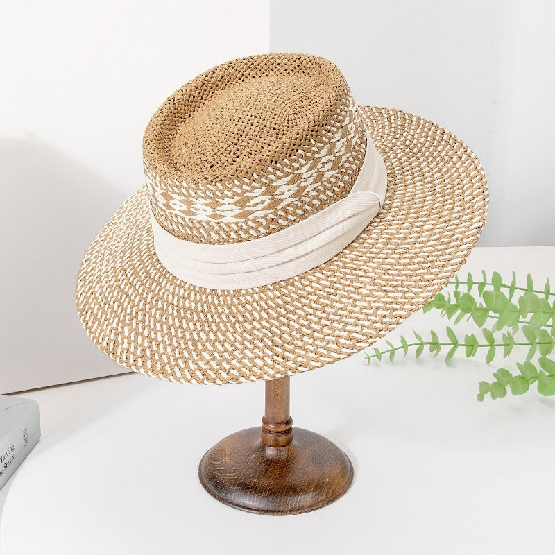 Sun Hat Top Hat with Cloth Webbing