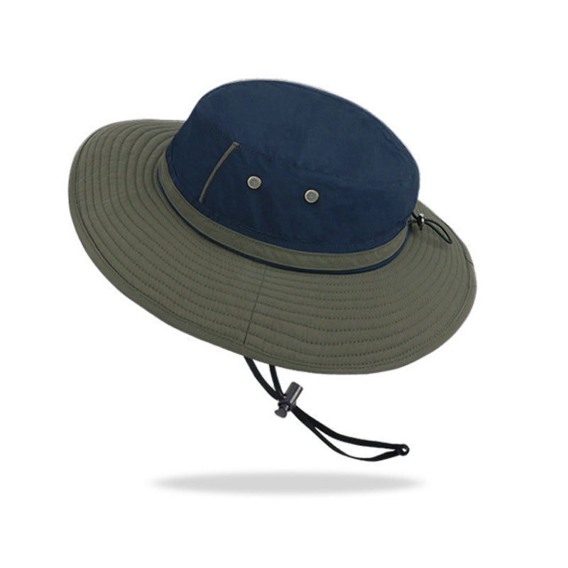 Two-color Splicing Sun Hat Bucket Hat