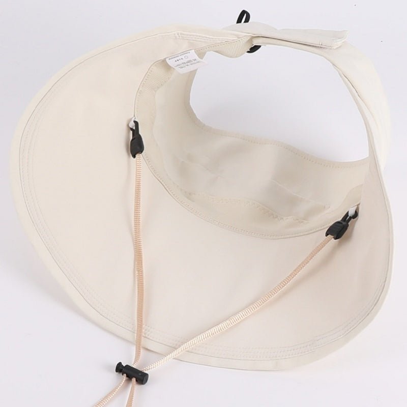 Lengthened and Widened Sun Hat with Empty Top