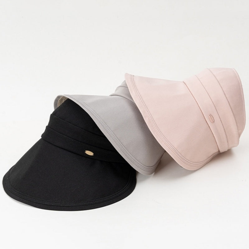 Lengthened and Widened Sun Hat with Empty Top