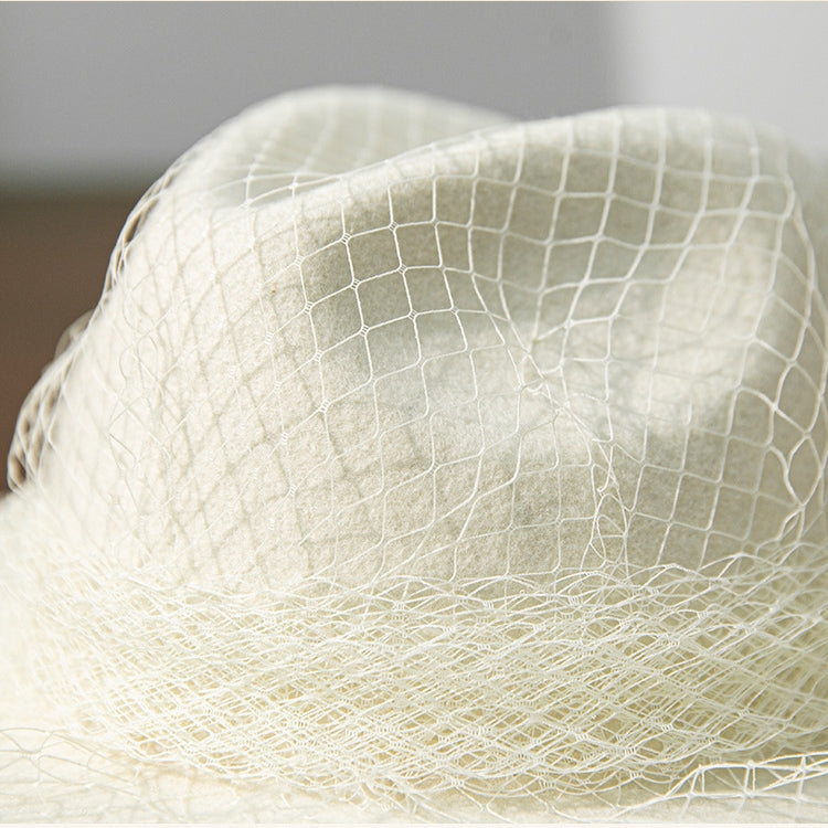 Felt Overlay Net Top Hat