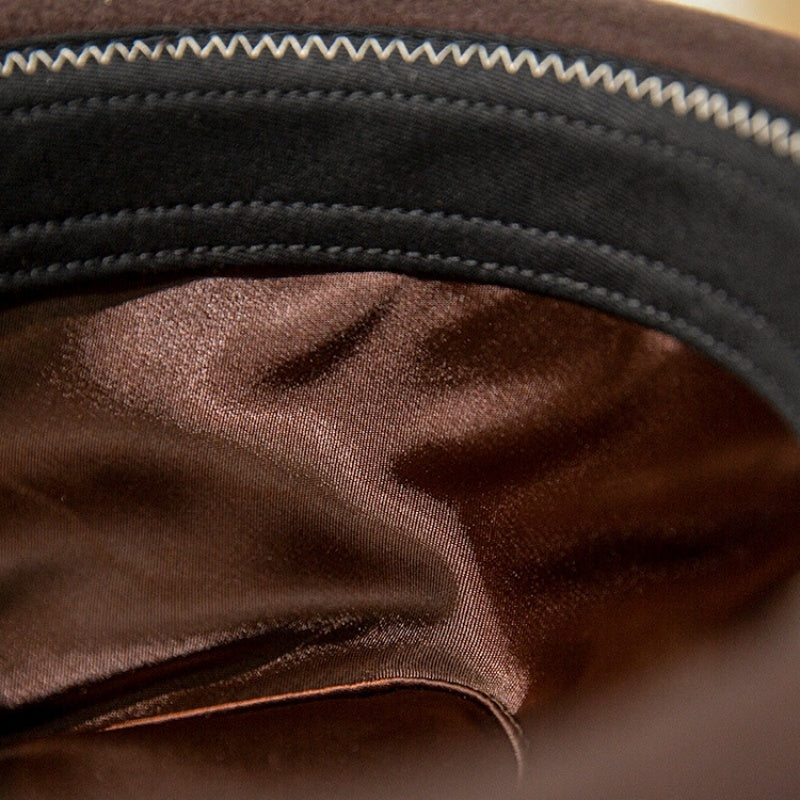 Felt Cowboy Hat with Patch Decoration