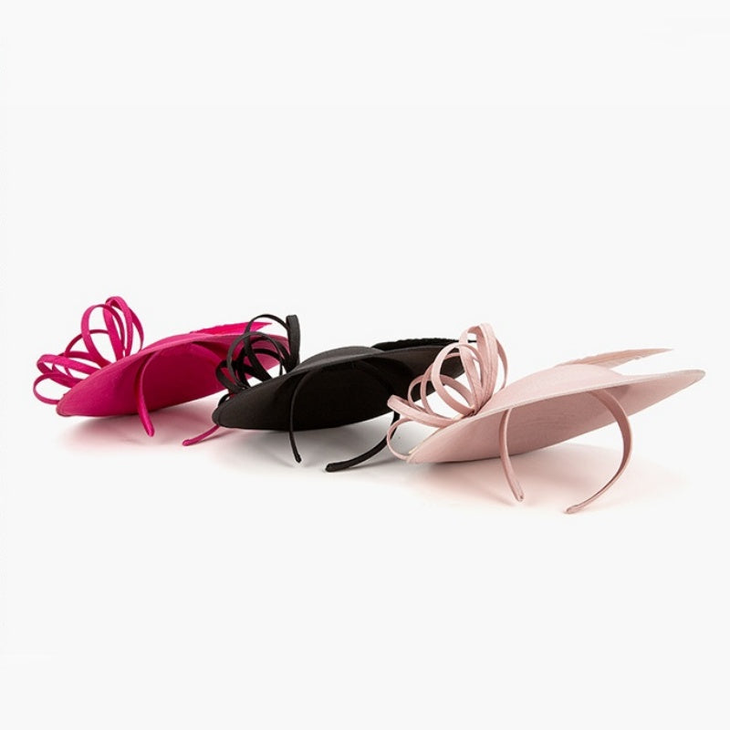 Alice Band with Flower and Feather Decorations