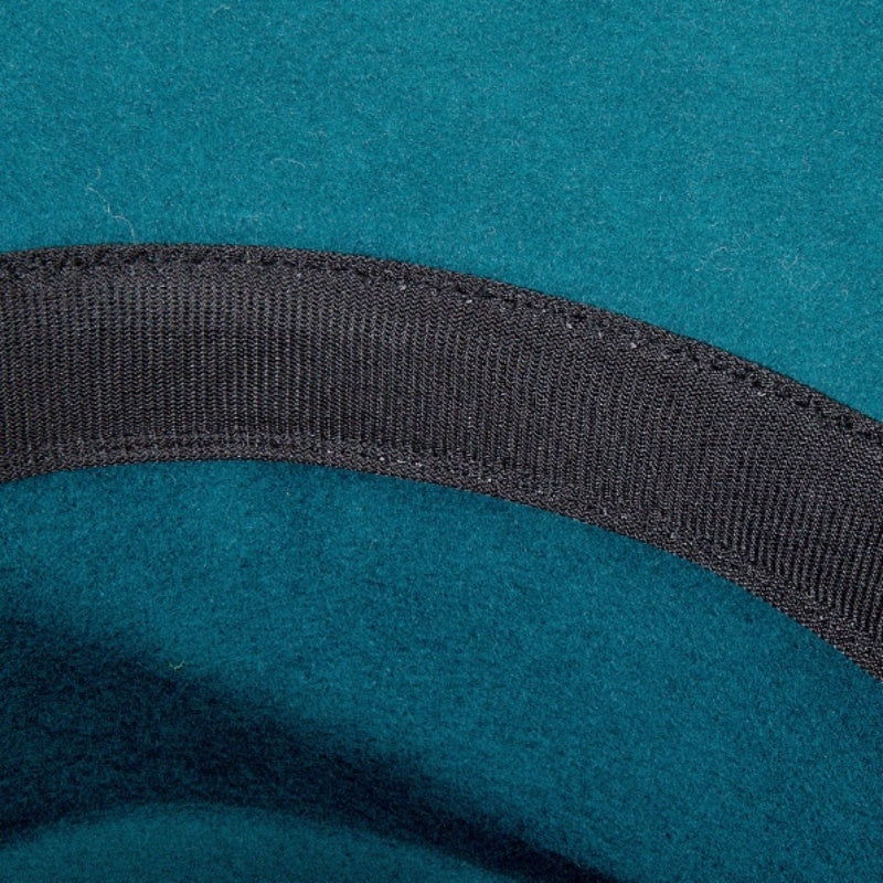Felt Wide Brim Top Hats with Interwoven Line Splicing Webbing