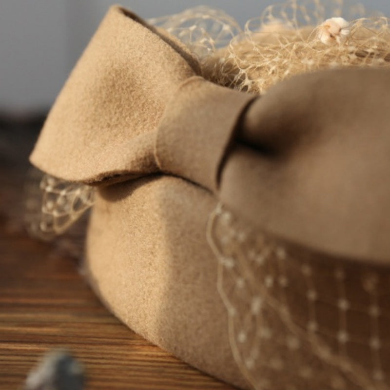 Stewardess Pillbox Hat with Veil