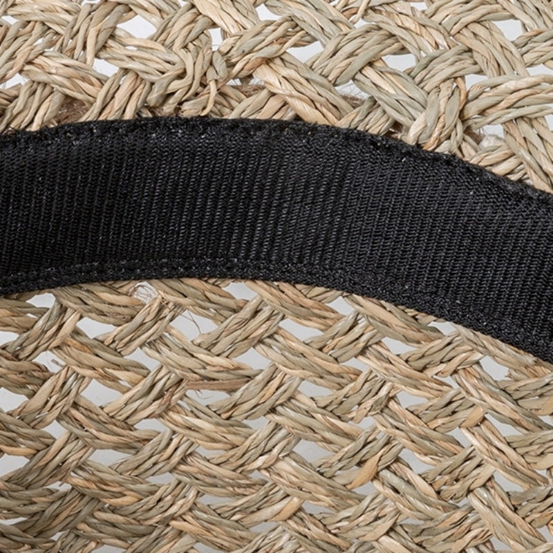 Hollow-carved Flat-topped Hat