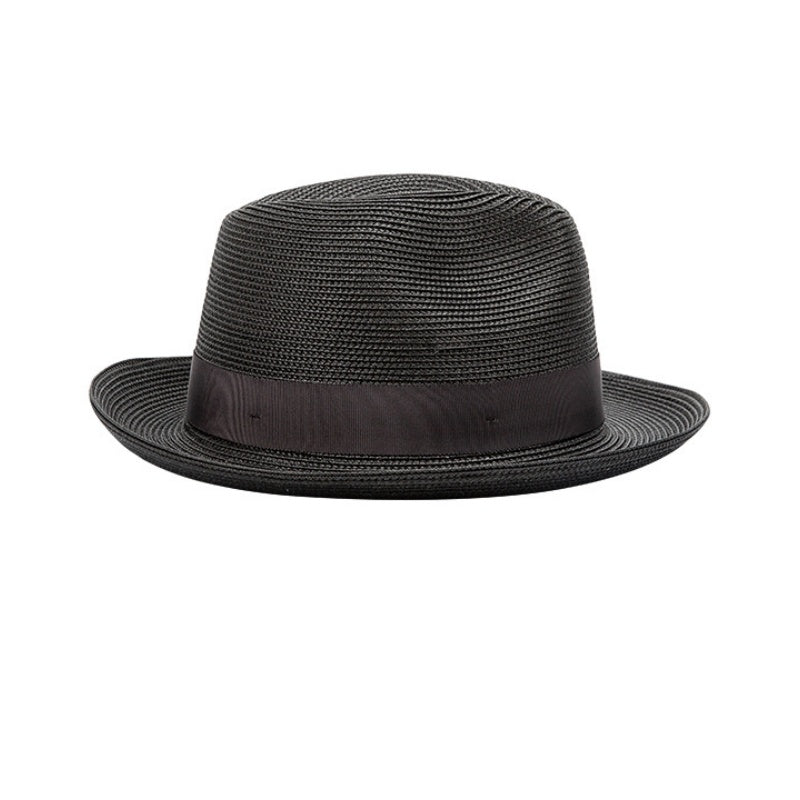 Rolled Edge Top Hat Sun Hat with Bow Webbing