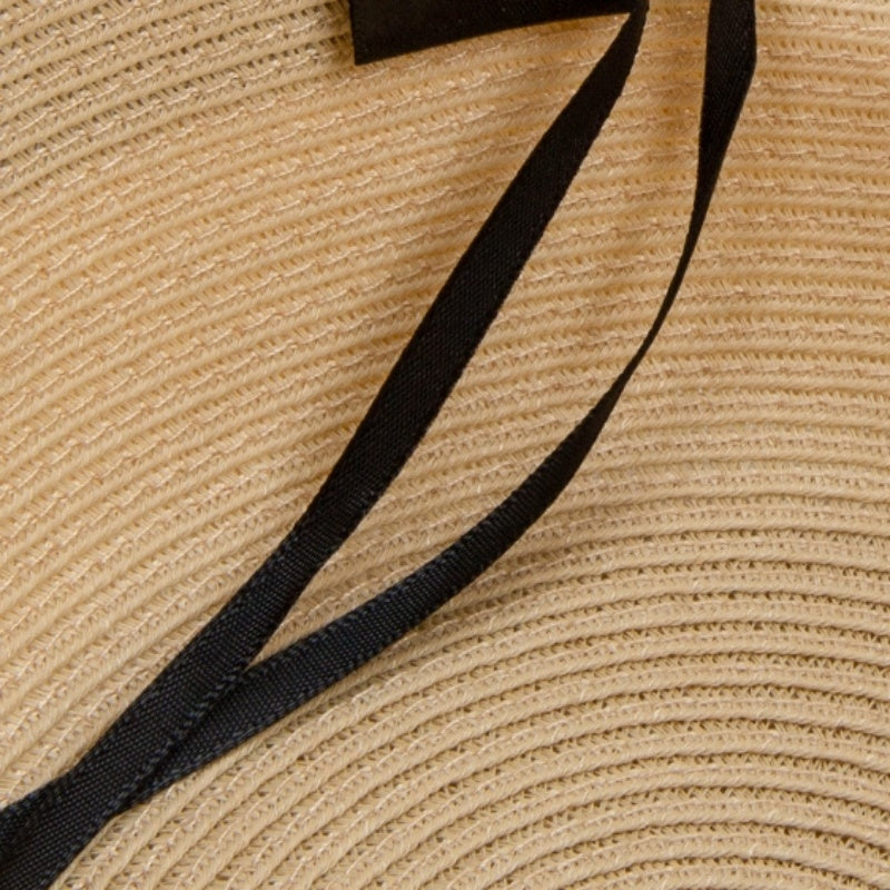 Sun Hat Cloche Hat with Bow Webbing