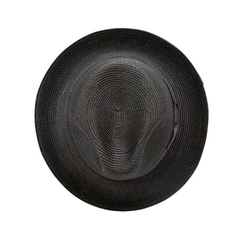 Rolled Edge Top Hat Sun Hat with Bow Webbing