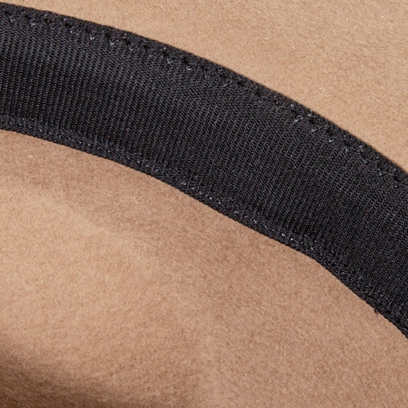 Felt Wide Brim Cowboy Hat with Bow Webbing and Feather