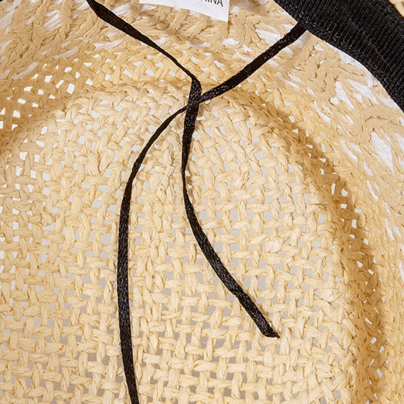 Sun Hat Top Hat with Cloth Webbing