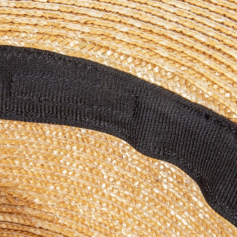 Bowler Hat Sun Hat with Printed Ribbon