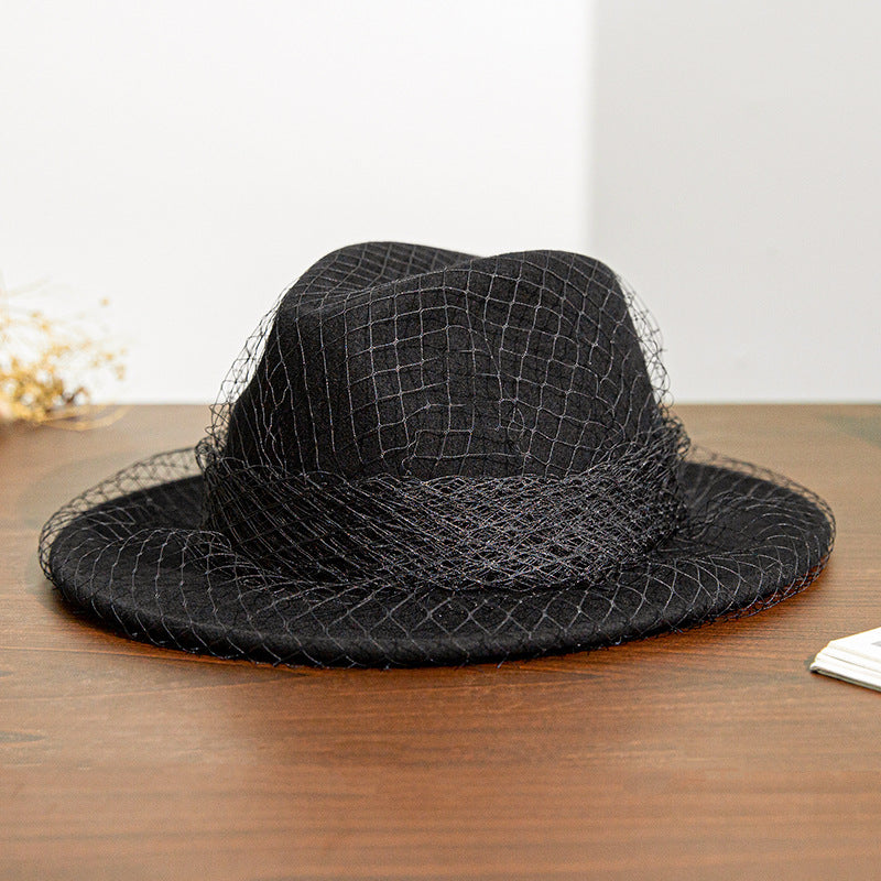Felt Overlay Net Top Hat