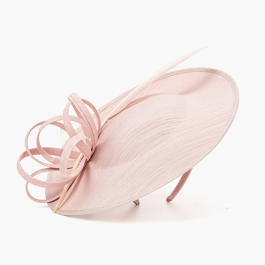 Alice Band with Flower and Feather Decorations