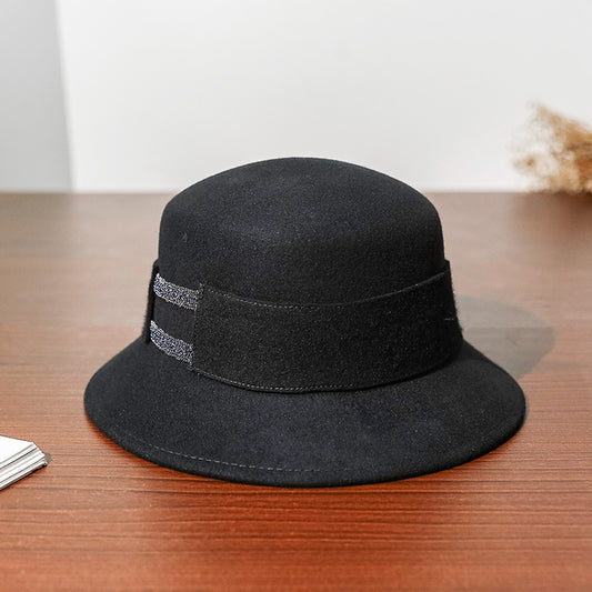 Felt Top Hat with Beaded Decoration