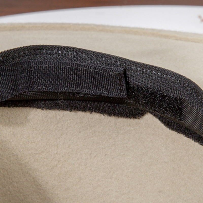 French Style Felt Wide Brim Top Hat With Bow Webbing