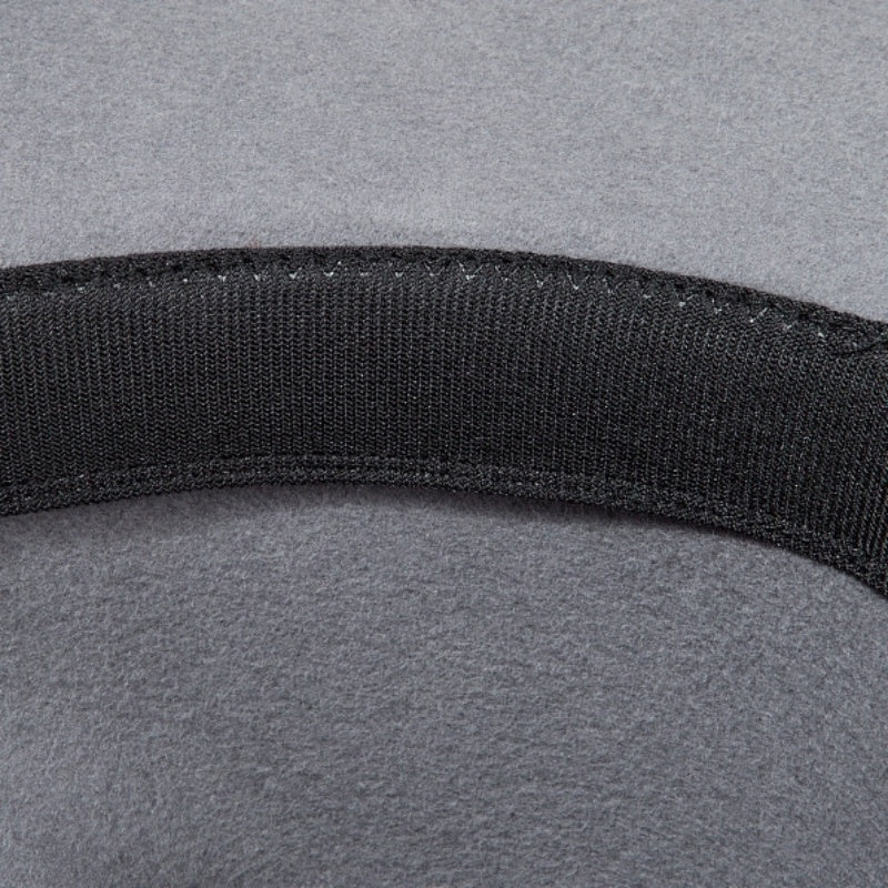 Felt Top Hat with Wooden Beads Bow Webbing