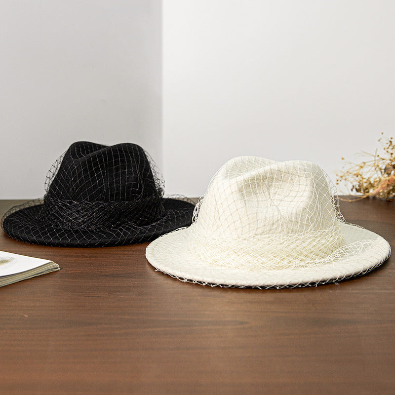 Felt Overlay Net Top Hat
