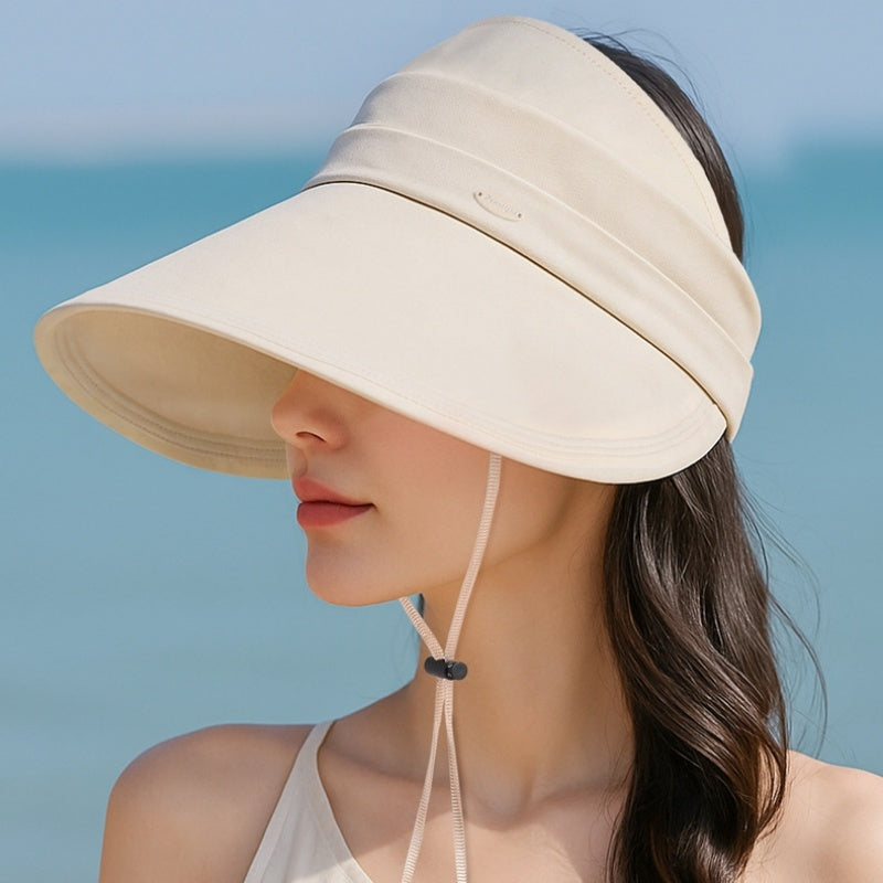 Lengthened and Widened Sun Hat with Empty Top