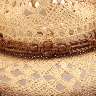 Cowboy Hollowed-out Straw Hat
