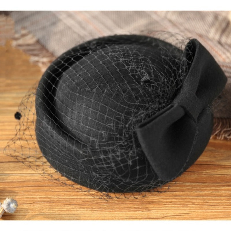 Stewardess Pillbox Hat with Veil