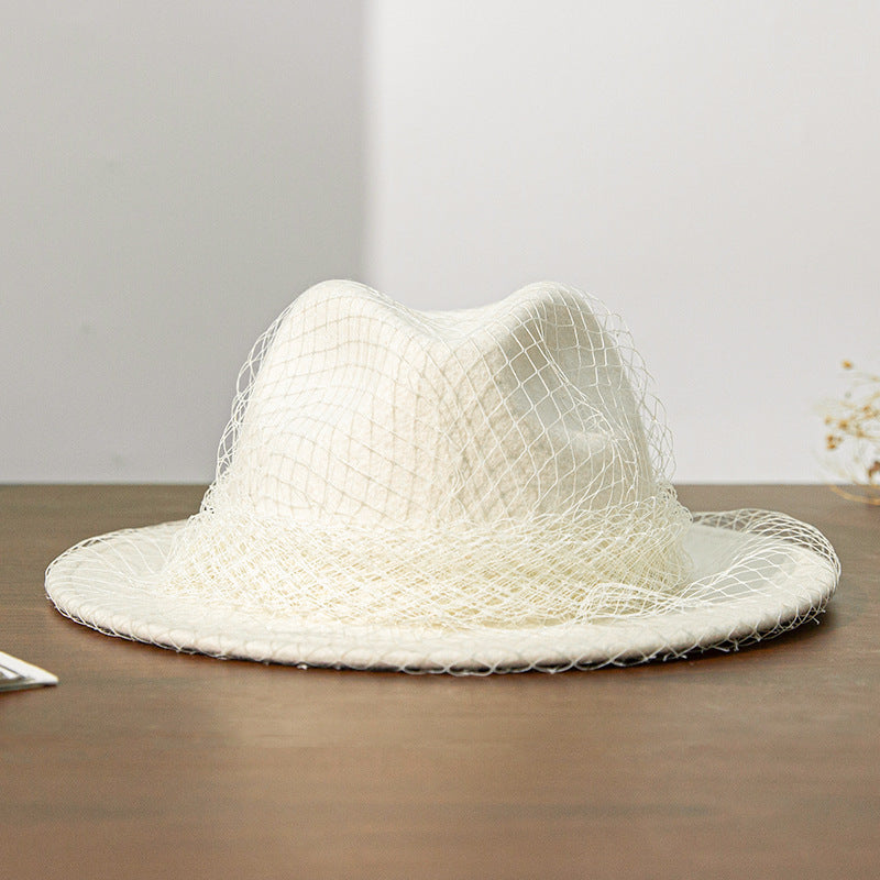 Felt Overlay Net Top Hat