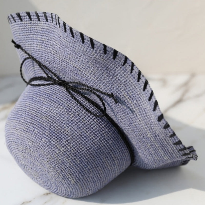 Straw Sun Hat with Black Bow String