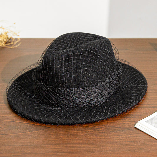 Felt Overlay Net Top Hat